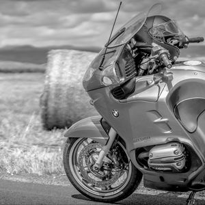 Preview wallpaper bmw r 1150 rt, bmw, motorcycle, bike, black and white