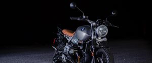 Preview wallpaper bmw r ninet, bmw, motorcycle, bike, front view