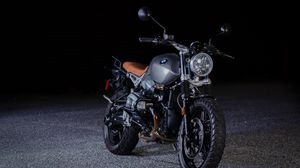 Preview wallpaper bmw r ninet, bmw, motorcycle, bike, front view