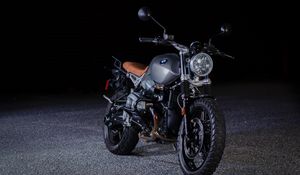 Preview wallpaper bmw r ninet, bmw, motorcycle, bike, front view