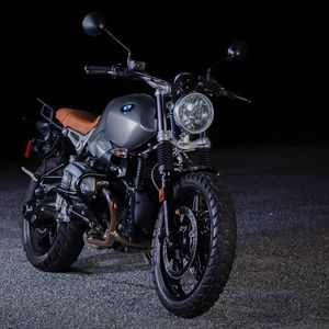 Preview wallpaper bmw r ninet, bmw, motorcycle, bike, front view