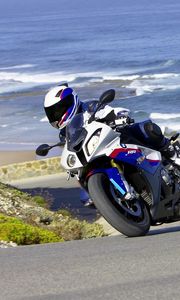 Preview wallpaper bmw s1000rr, bmw, motorcycle, speed, rotation