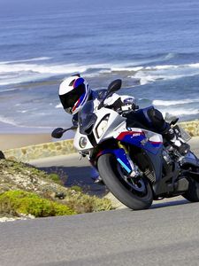 Preview wallpaper bmw s1000rr, bmw, motorcycle, speed, rotation