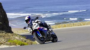 Preview wallpaper bmw s1000rr, bmw, motorcycle, speed, rotation