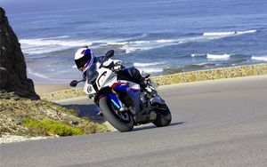 Preview wallpaper bmw s1000rr, bmw, motorcycle, speed, rotation