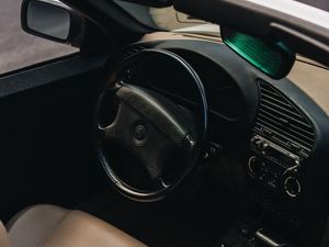 Preview wallpaper bmw, salon, steering wheel, car, seats, panel
