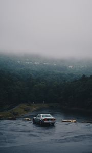 Preview wallpaper bmw series 6, bmw, fog, overcast