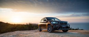Preview wallpaper bmw, x1, f49, side view, crossover