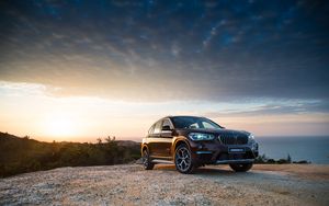 Preview wallpaper bmw, x1, f49, side view, crossover