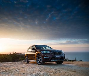 Preview wallpaper bmw, x1, f49, side view, crossover