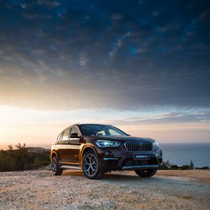 Preview wallpaper bmw, x1, f49, side view, crossover