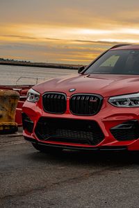 Preview wallpaper bmw x3, bmw, car, red