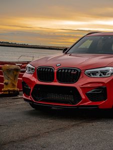 Preview wallpaper bmw x3, bmw, car, red