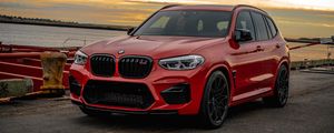 Preview wallpaper bmw x3, bmw, car, red