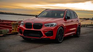 Preview wallpaper bmw x3, bmw, car, red