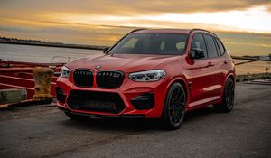 Preview wallpaper bmw x3, bmw, car, red