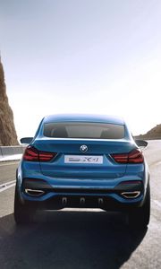 Preview wallpaper bmw, x4, concept, rear view, rotate