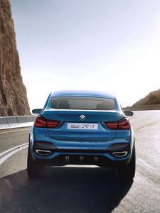 Preview wallpaper bmw, x4, concept, rear view, rotate