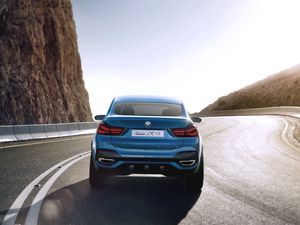 Preview wallpaper bmw, x4, concept, rear view, rotate