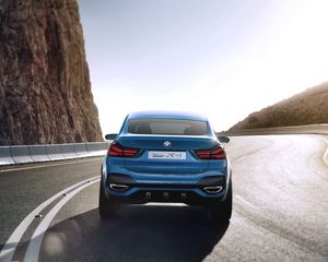 Preview wallpaper bmw, x4, concept, rear view, rotate