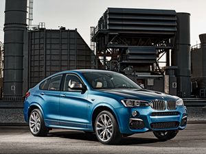 Preview wallpaper bmw, x4, m40i, blue, side view