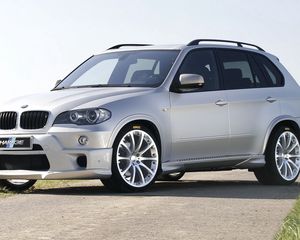 Preview wallpaper bmw x5, gray, auto