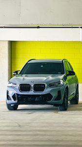 Preview wallpaper bmw x7, bmw, car, gray, front view