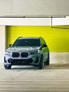 Preview wallpaper bmw x7, bmw, car, gray, front view