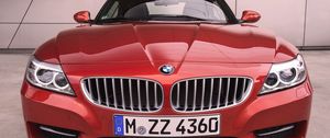 Preview wallpaper bmw z4, 2014, bmw, red, front bumper