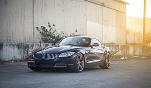 Preview wallpaper bmw, z4, avant garde, black, side view