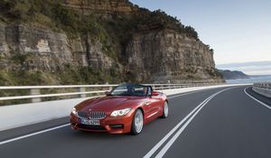 Preview wallpaper bmw, z4, convertible, turn