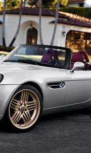 Preview wallpaper bmw, z8, e52, silver, convertible, side view