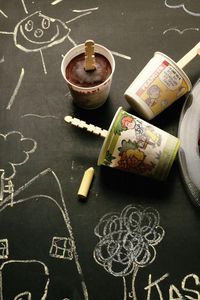 Preview wallpaper board, drawing, ice cream, summer, mood