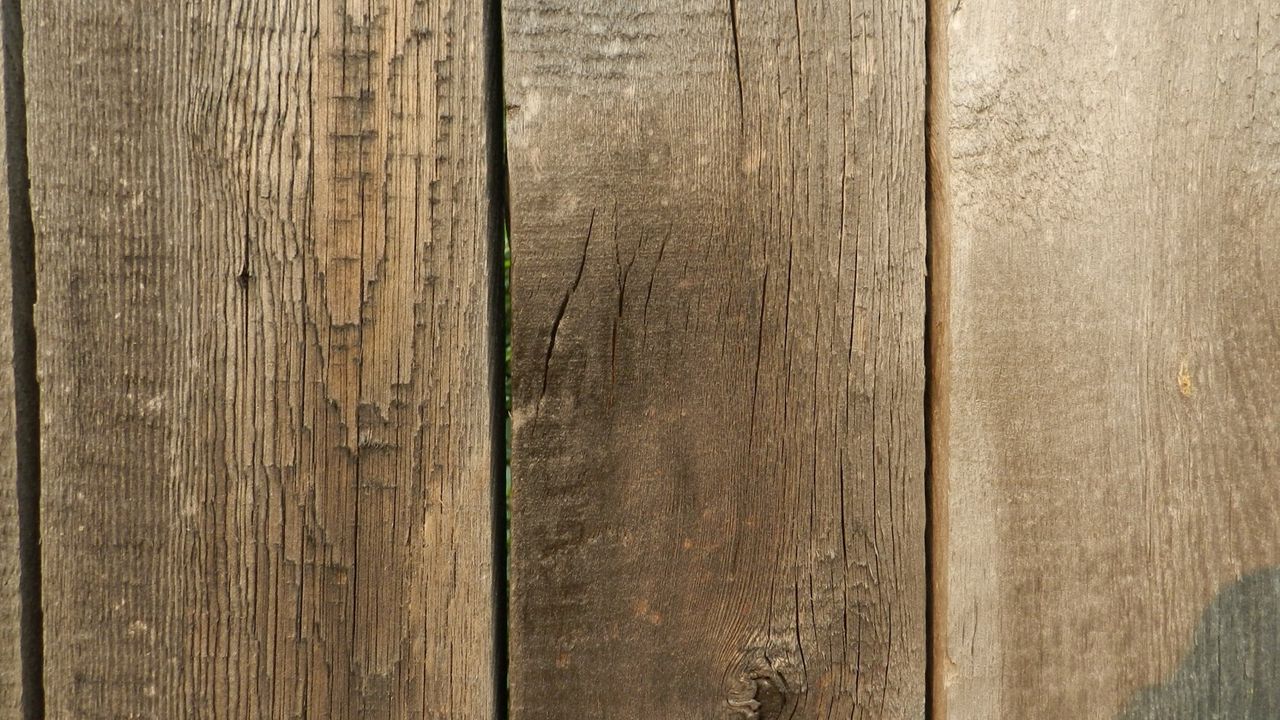 Wallpaper board, wood, fence
