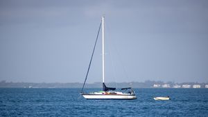 Preview wallpaper boat, mast, sea