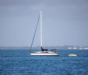 Preview wallpaper boat, mast, sea