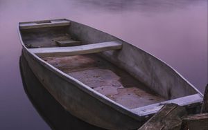 Preview wallpaper boat, river, fog