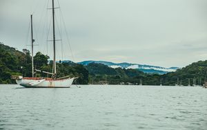 Preview wallpaper boat, river, sea