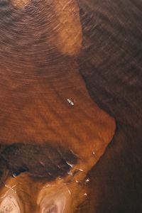 Preview wallpaper boat, sea, aerial view, sand, waves