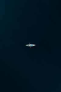 Preview wallpaper boat, sea, aerial view, minimalism
