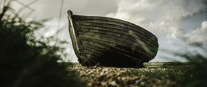 Preview wallpaper boat, wooden, shore