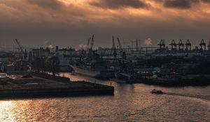 Preview wallpaper boats, port, pier, sea