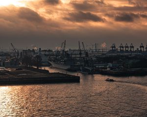 Preview wallpaper boats, port, pier, sea