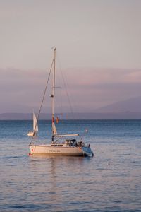 Preview wallpaper boats, sails, sea, horizon