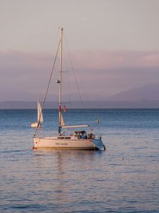 Preview wallpaper boats, sails, sea, horizon