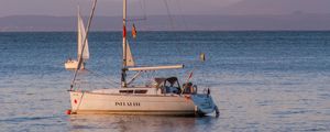 Preview wallpaper boats, sails, sea, horizon