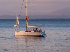 Preview wallpaper boats, sails, sea, horizon