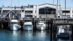 Preview wallpaper boats, sea, port