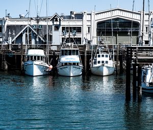 Preview wallpaper boats, sea, port