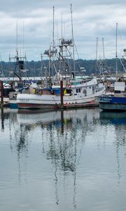 Preview wallpaper boats, ships, bay, pier